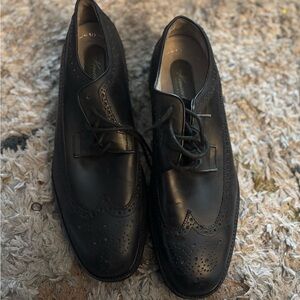 Classic Black Kenneth Cole Wingtip Oxfords
